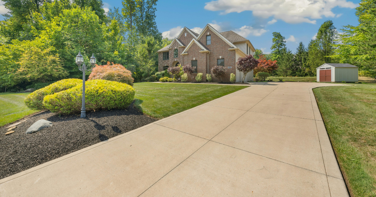 concrete driveway