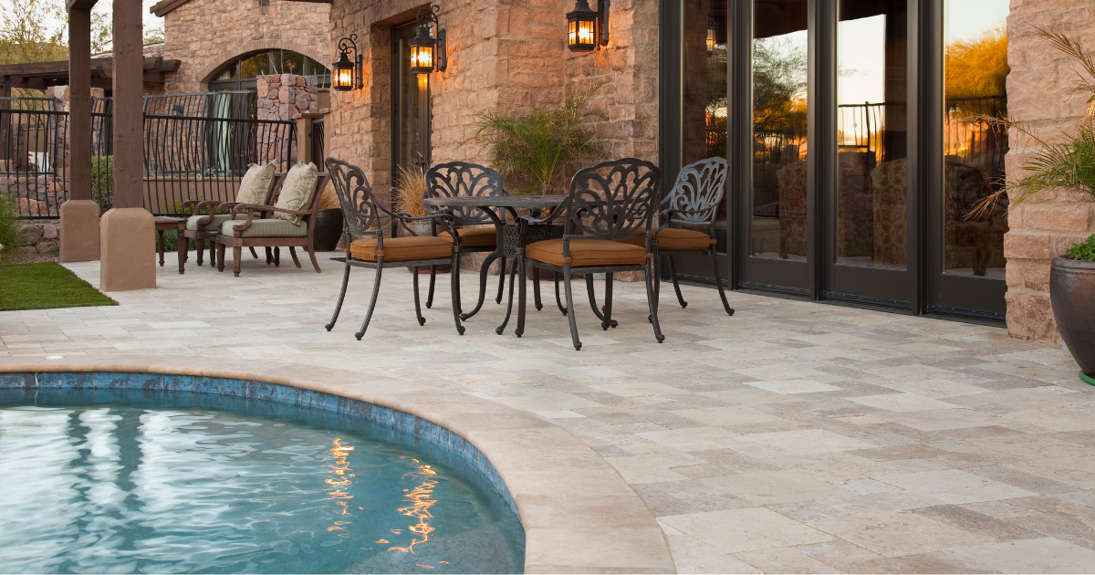 Home concrete patio