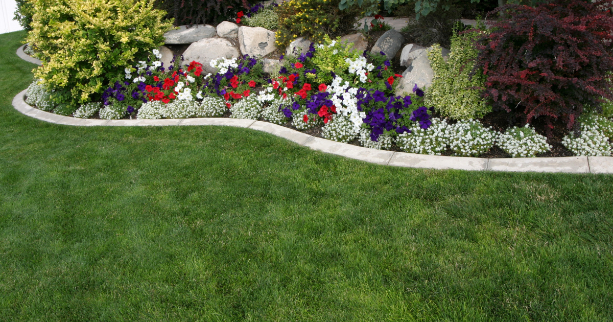 Outdoor landscaping with premium finish