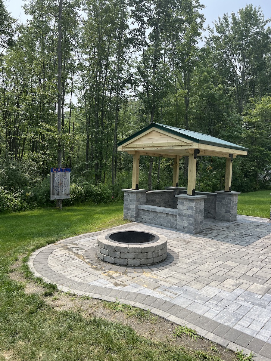 Outdoor patio built by experts from RPM outdoor living