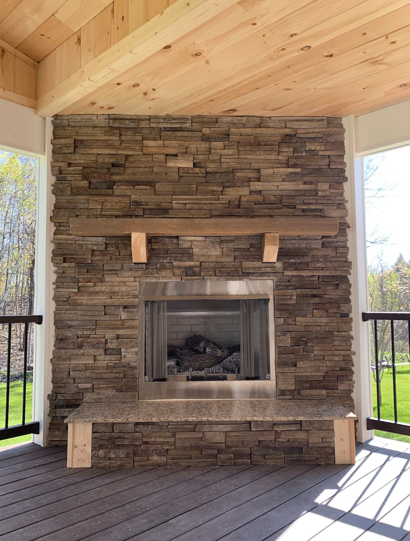 Outdoor kitchen built by experts of RPM Outdoor living