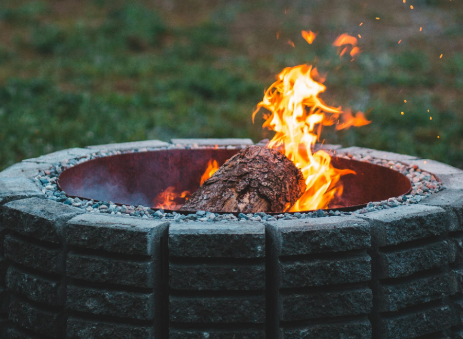Fire pit installation