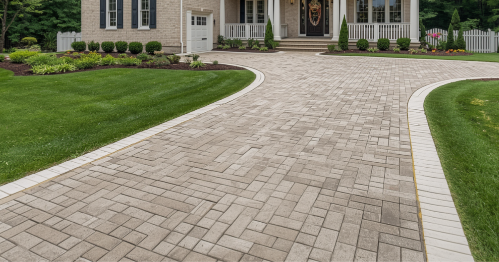 Driveway after a replacement