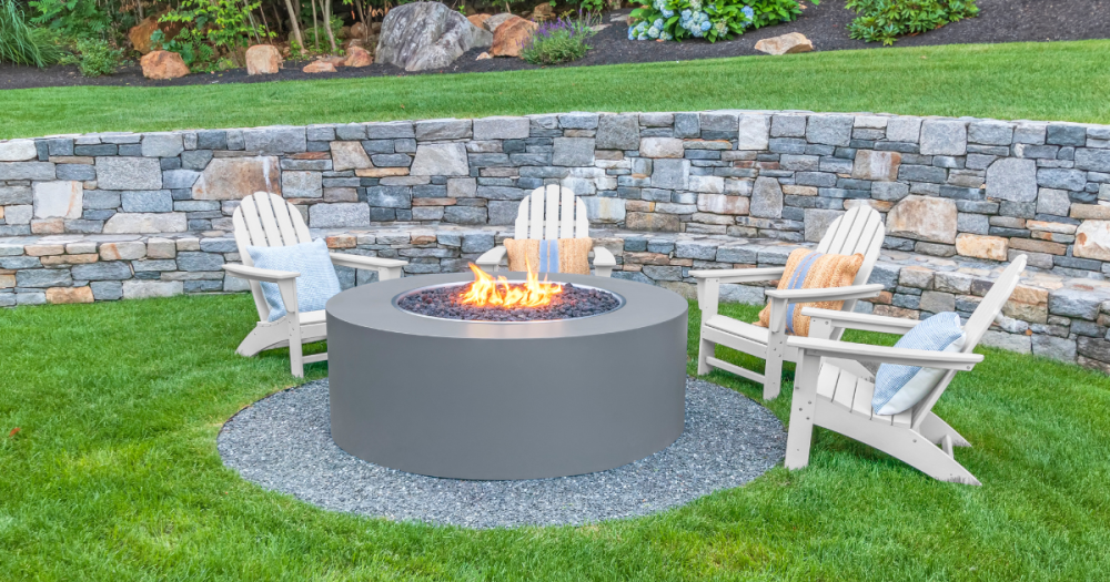 firepit installed by professionals