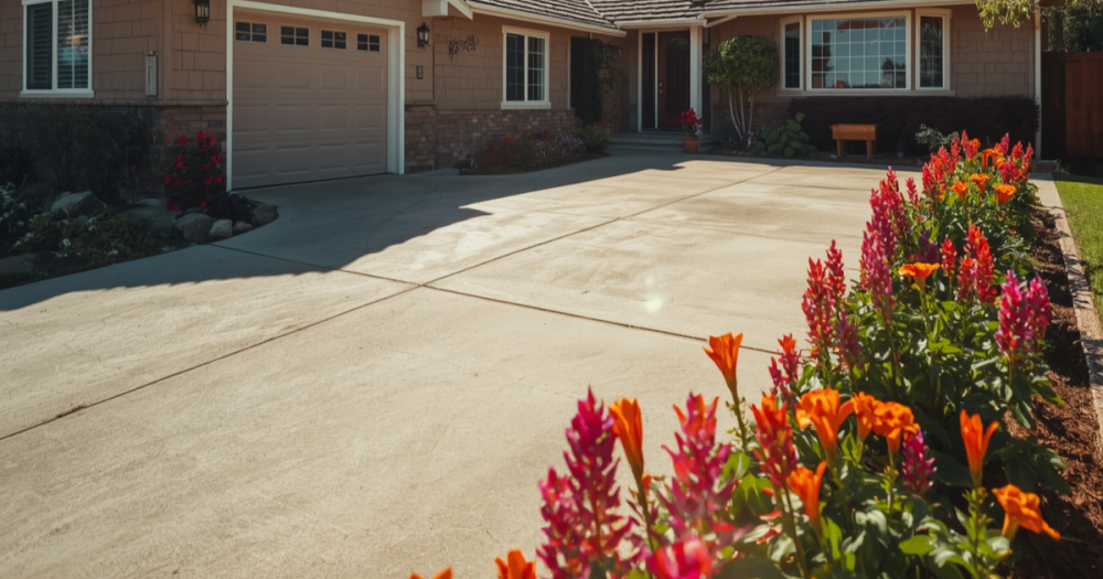 Home driveway